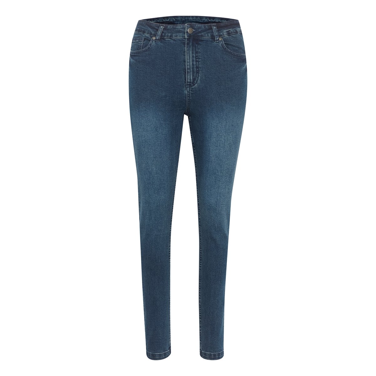 Jeans bleu washed blue denim, KAFFE