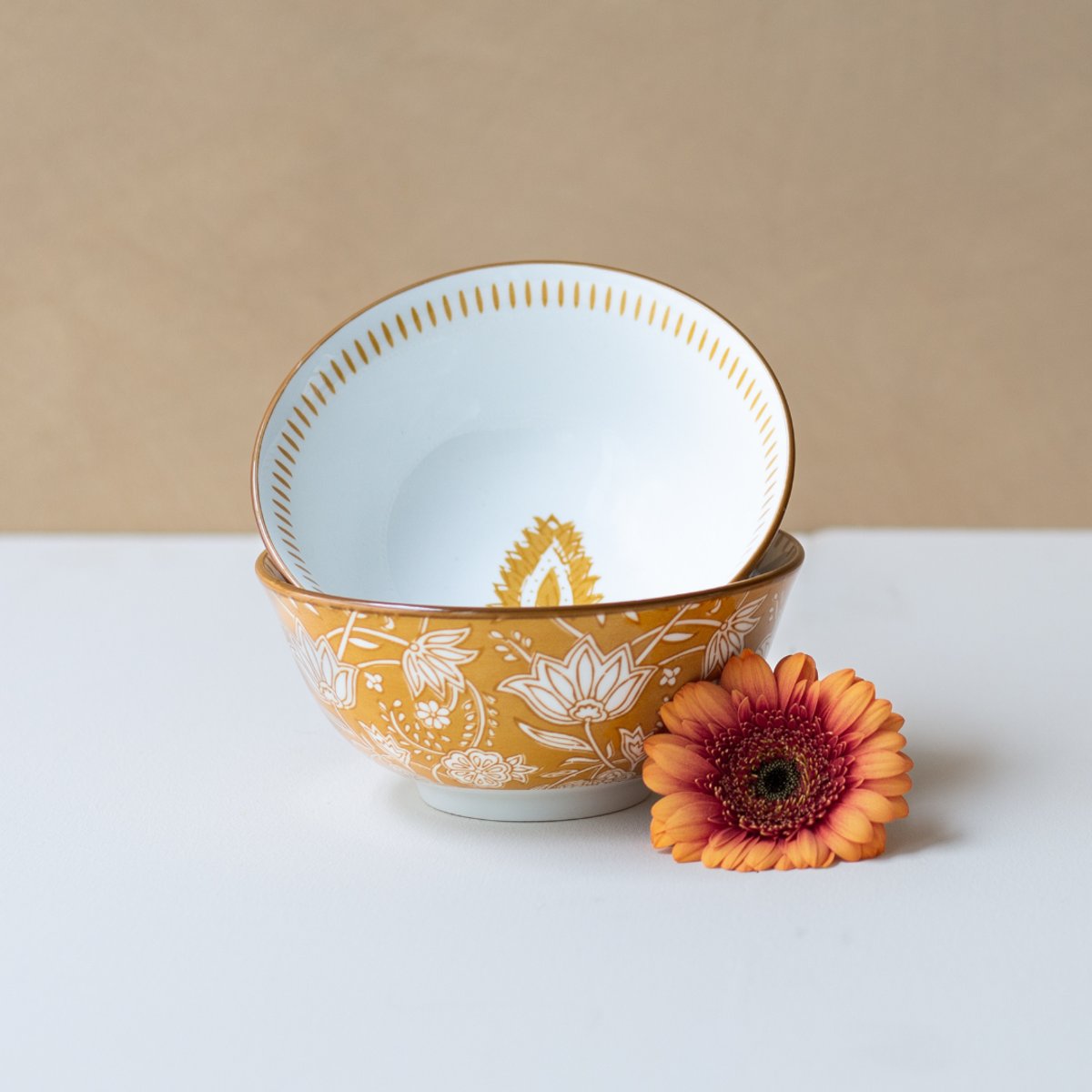 Lot de 6 bols médiums, AMBRE multicolore, ARTIME