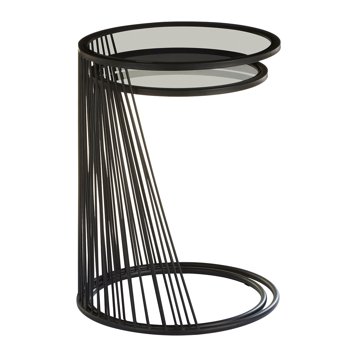 Zuleika Glass Side Tables (Set of 2) multi-coloured, SO'HOME