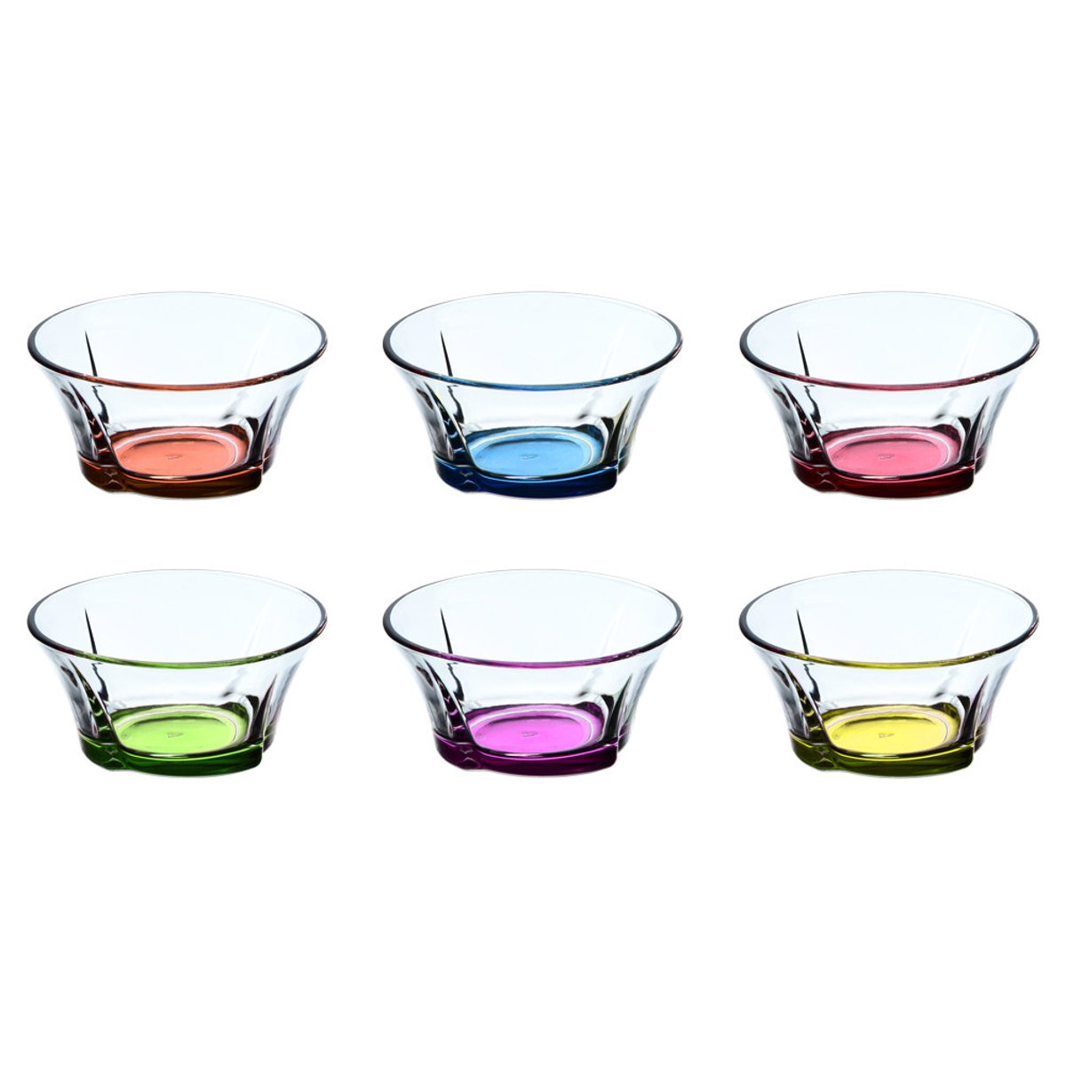 Boîte de 6 coupes à glaces Truva transparent / cristal, TREND UP