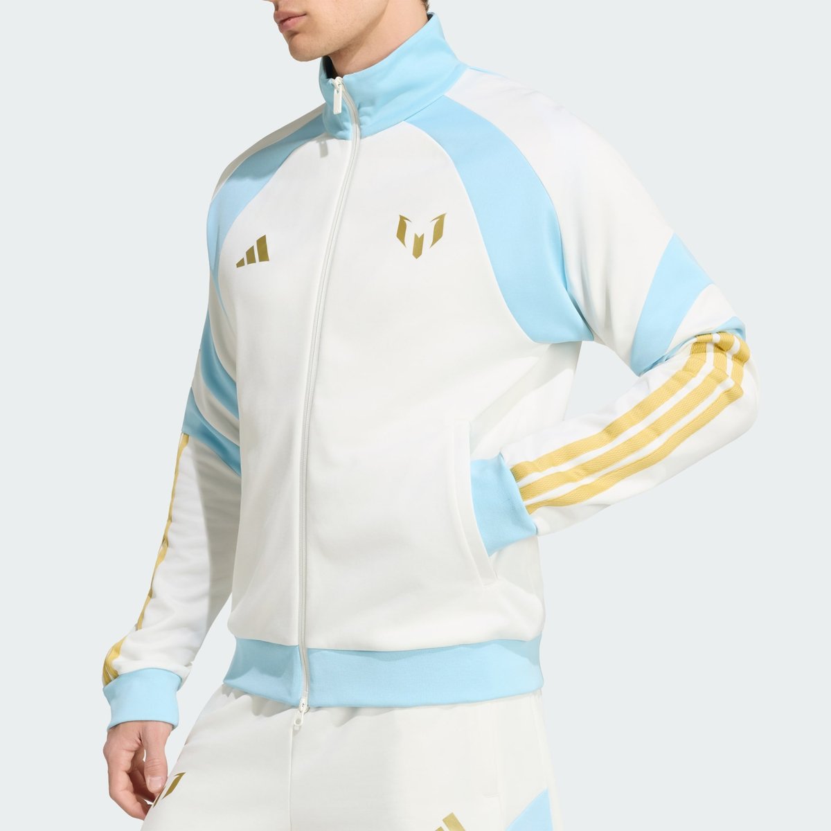 Veste De Survêtement Messi House Of Tiro off white / ice blue, adidas Performance