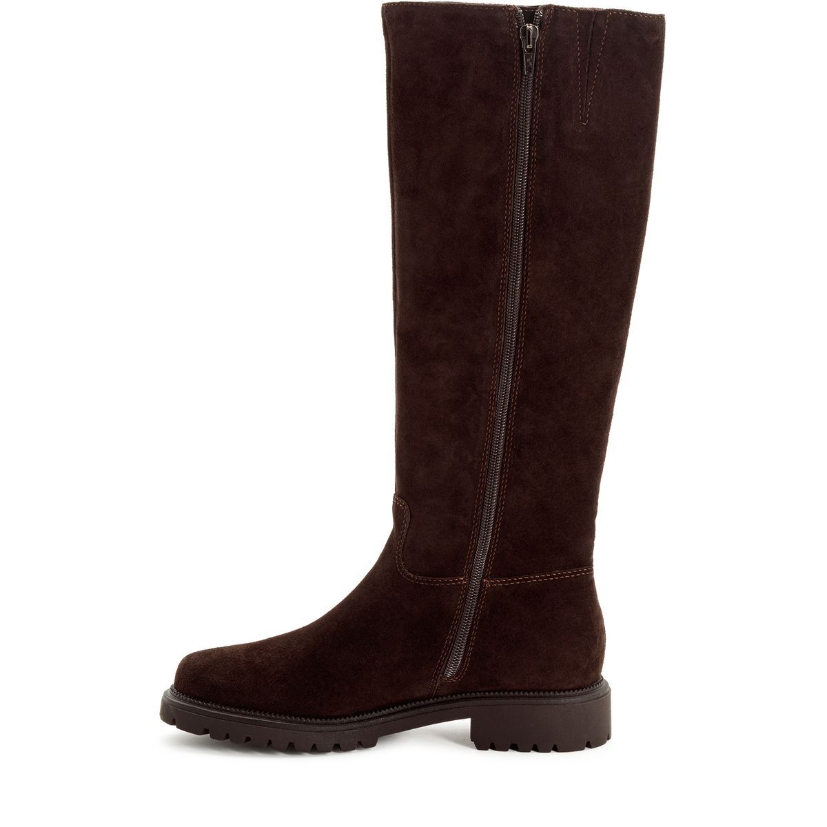 Bottes en cuir marron mocca, TAMARIS