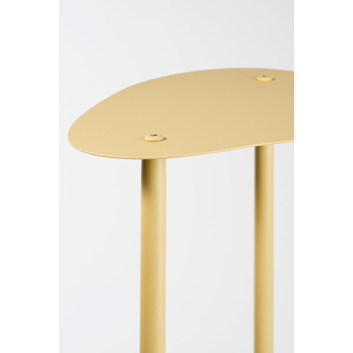 Support de pots de fleurs FONDA jaune clair, MICA DECORATIONS