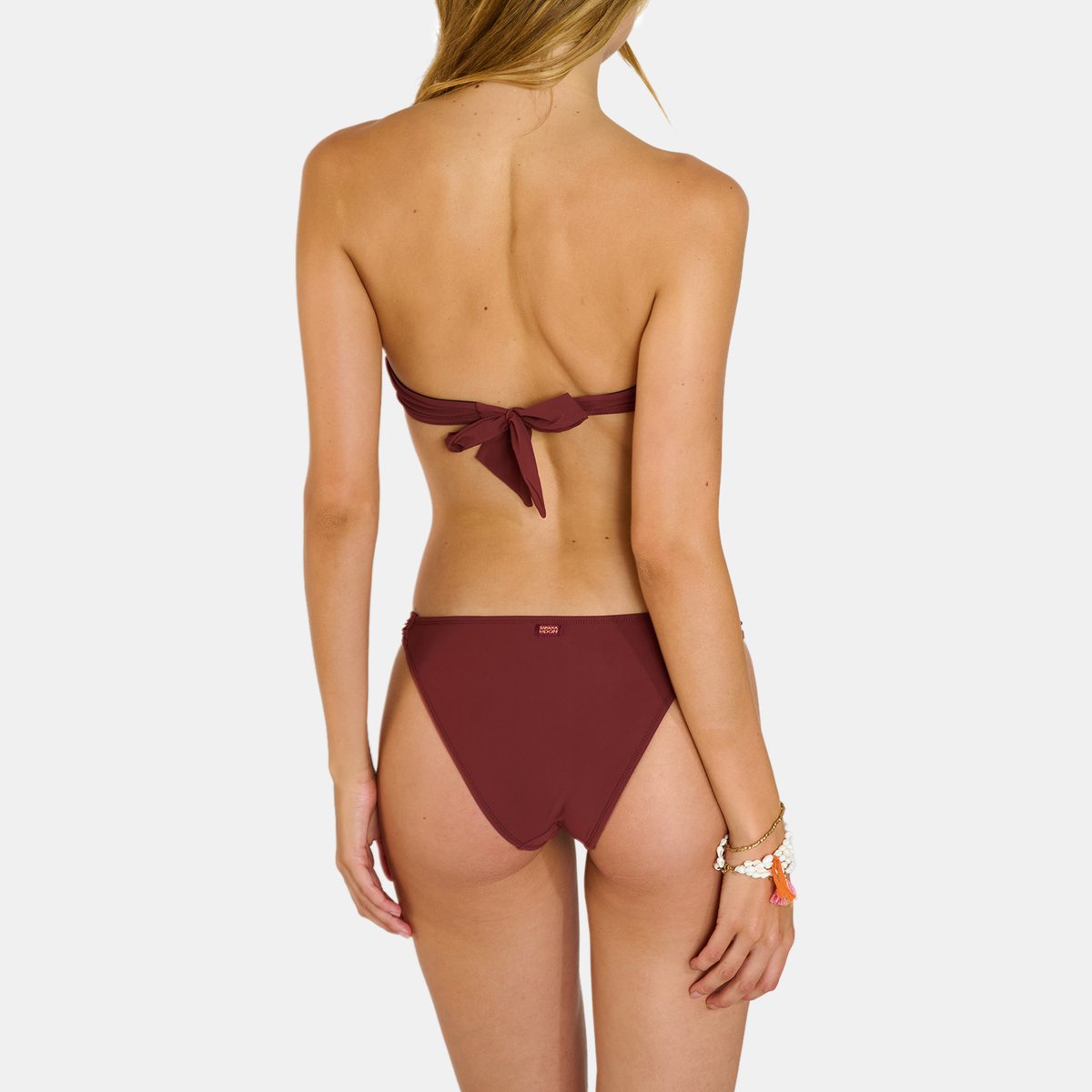 Haut de maillot bandeau Zino - TOTEM marron, BANANA MOON