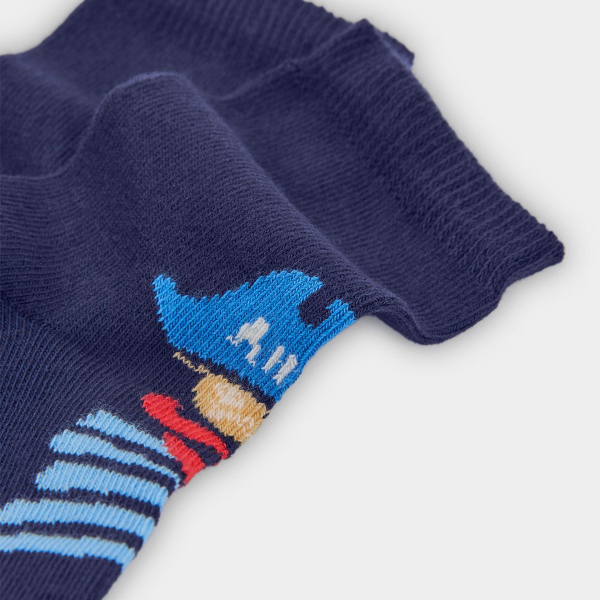 Pack de chaussettes en coton à rayures jaune, BOBOLI