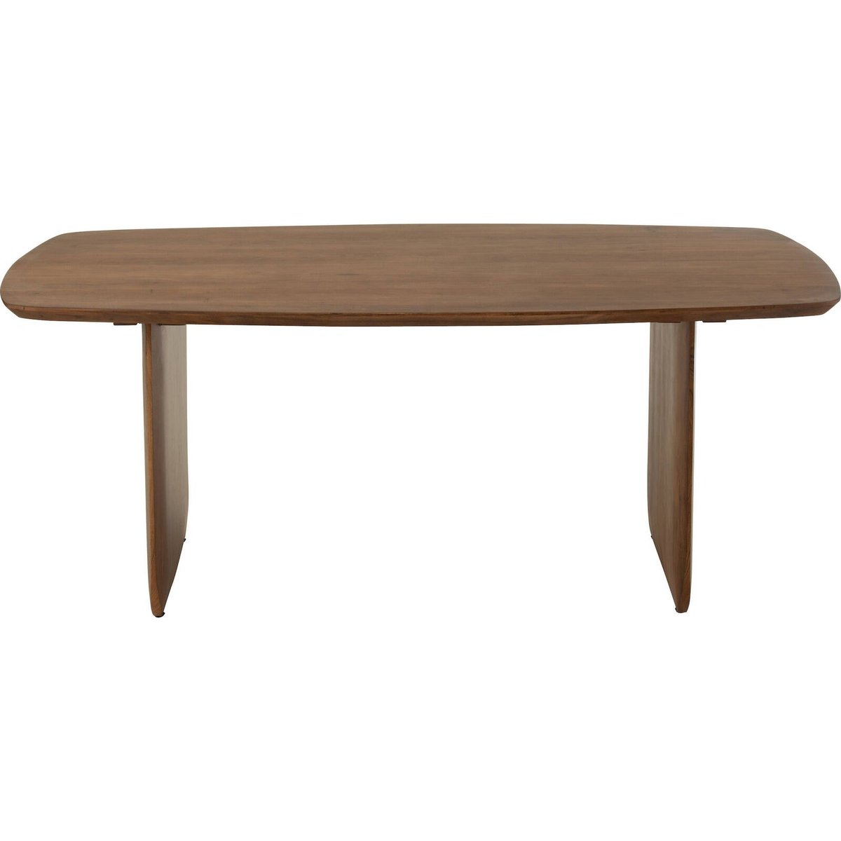Table à manger rectangulaire en acacia bois d'acacia marron naturel, RECOLLECTION