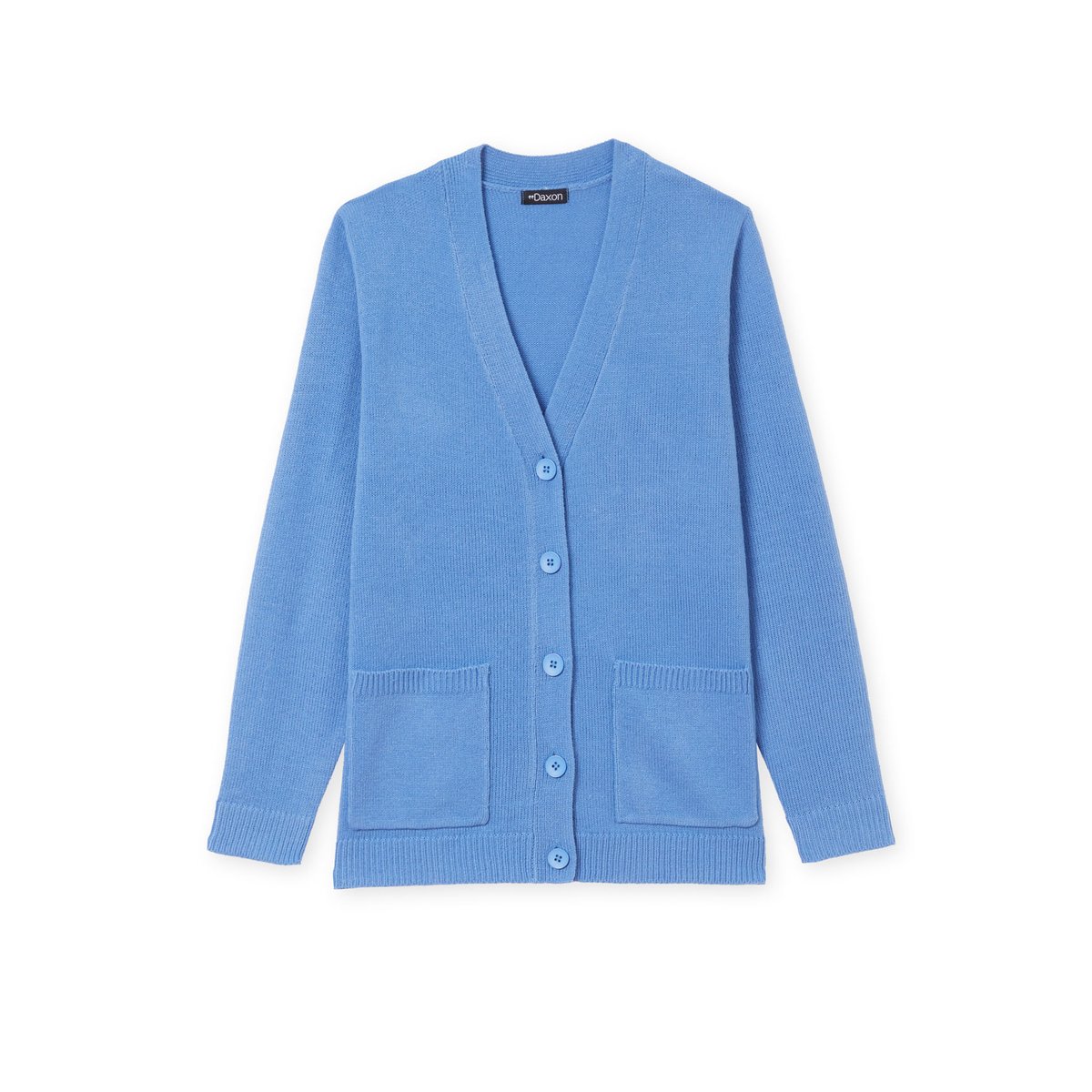 Gilet classique manches longues bleu, DAXON