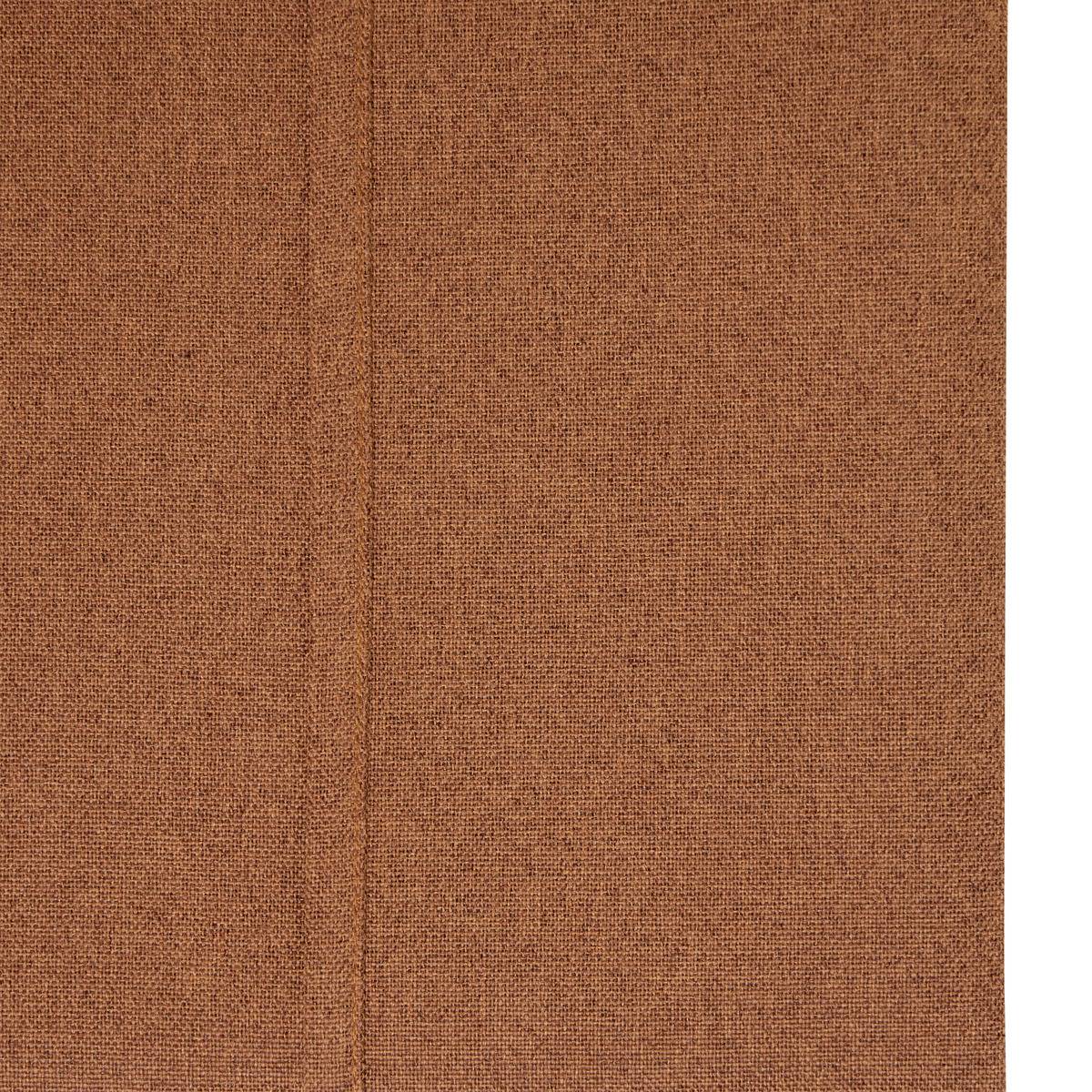 Rideau effet lin occultant LUA terracotta, ATMOSPHERA