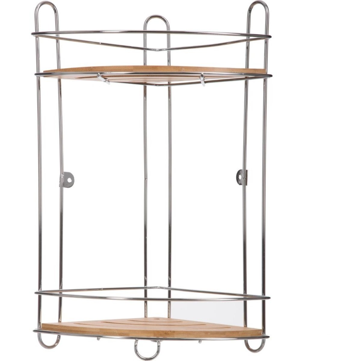 Étagère 2 niveaux Venterra bambou beige, ATMOSPHERA