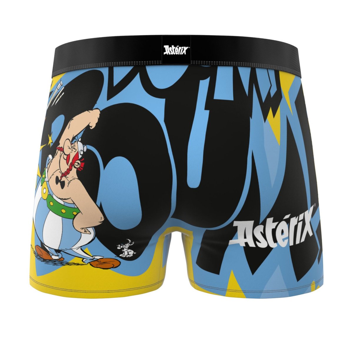 Lot De 4 Boxers Astérix violet/rouge/gris foncé/vert/bleu/noir, FREEGUN
