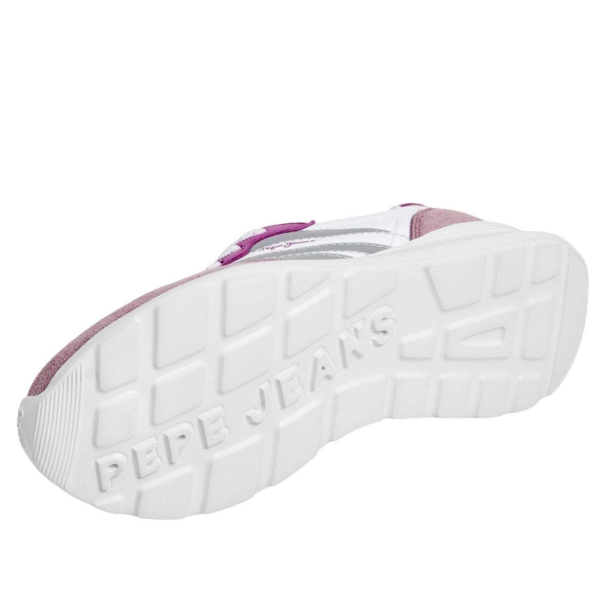 Baskets Combinées Avec Détails Métallisés violet malva, PEPE JEANS