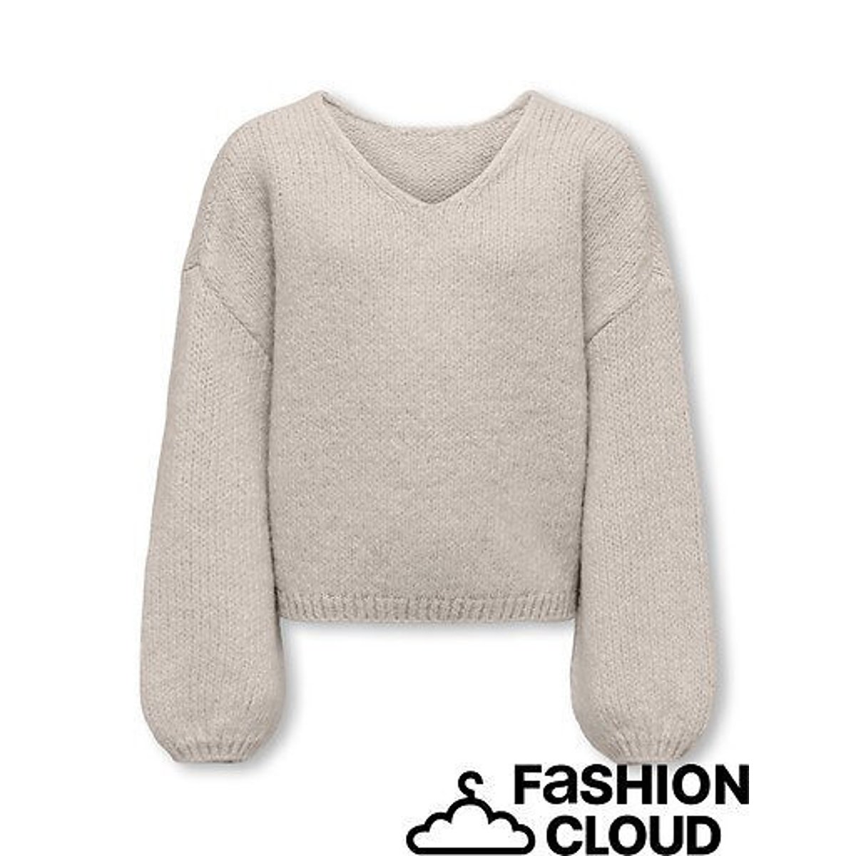 Pullover mit V-Ausschnitt beige, KIDS ONLY