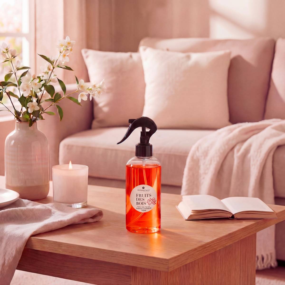 Spray d'ambiance IZOR blanc, ATMOSPHERA