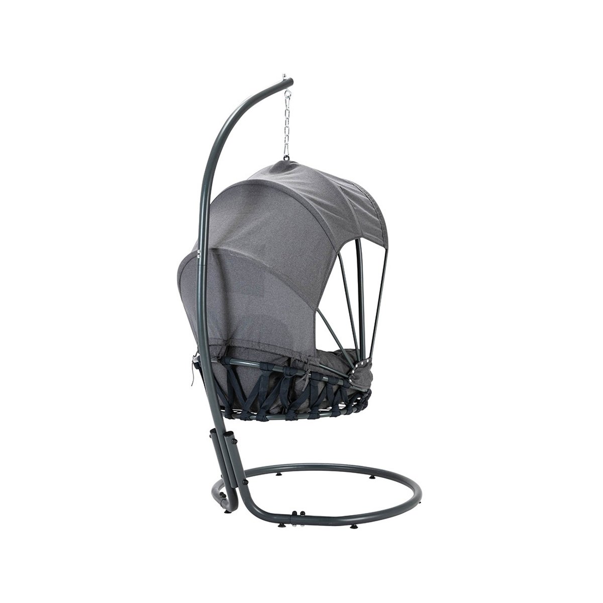 Fauteuil suspendu - NAMU noir / gris, LISA DESIGN