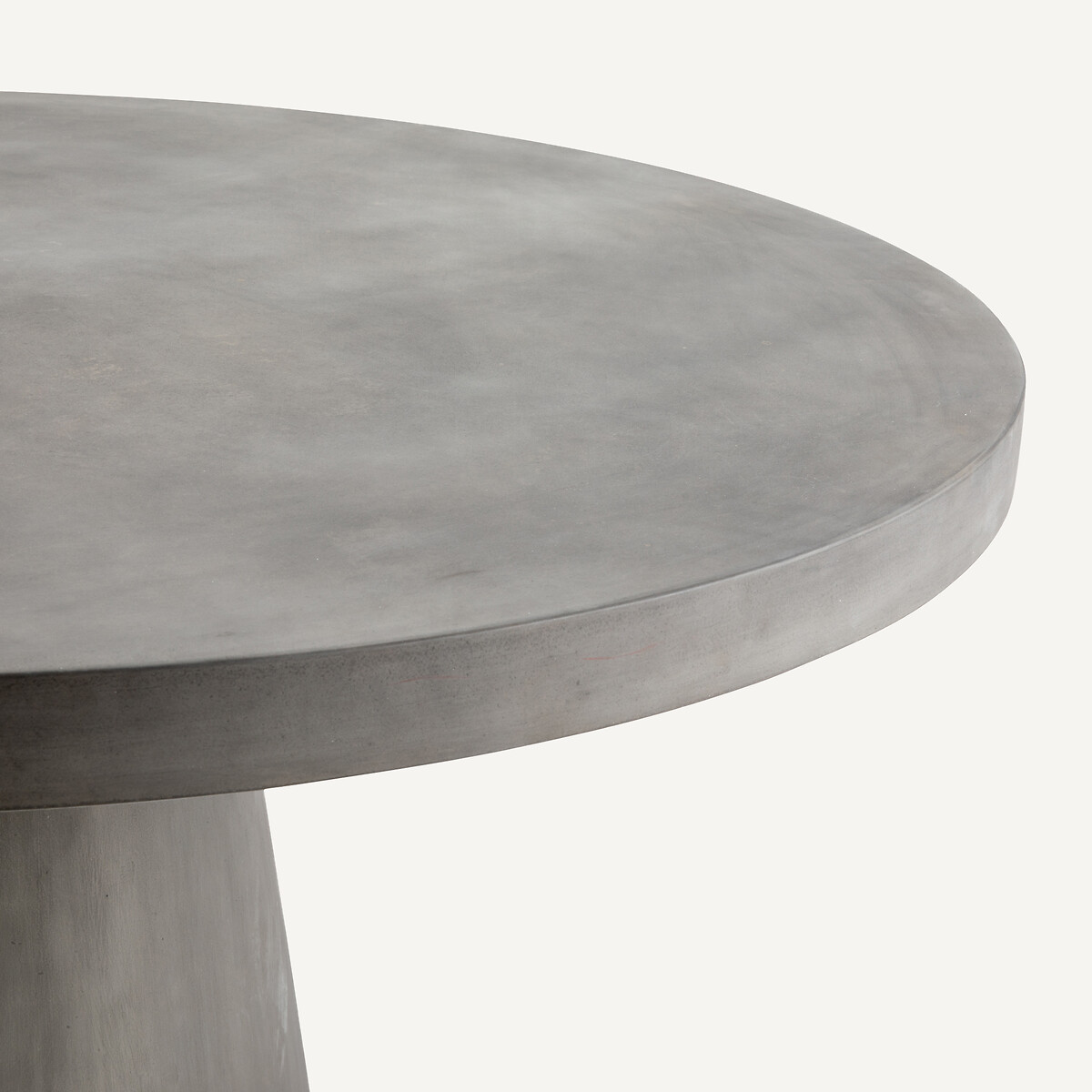 Round Garden Table in Rockstone Argine concrete grey, AM.PM