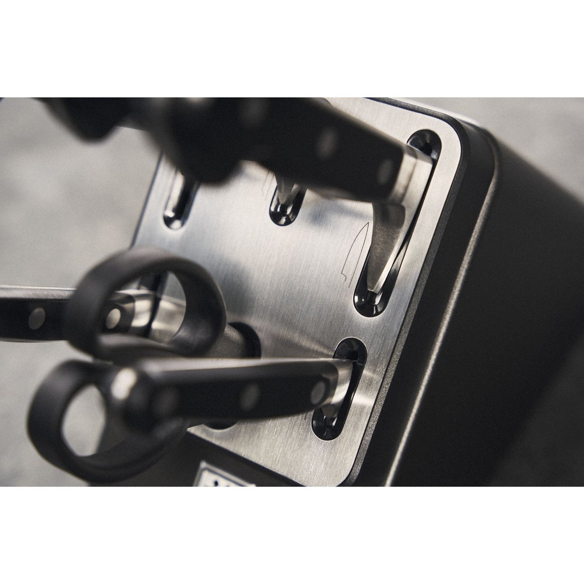 Bloc de couteaux avec technologie KiS 7 pièces argent et noir, ZWILLING
