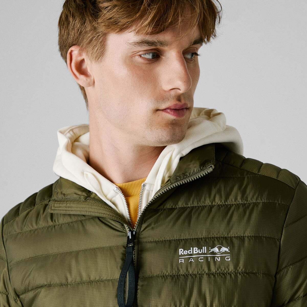 Red Bull Racing Doudoune Avec Logo Imprimé vert militaire, PEPE JEANS