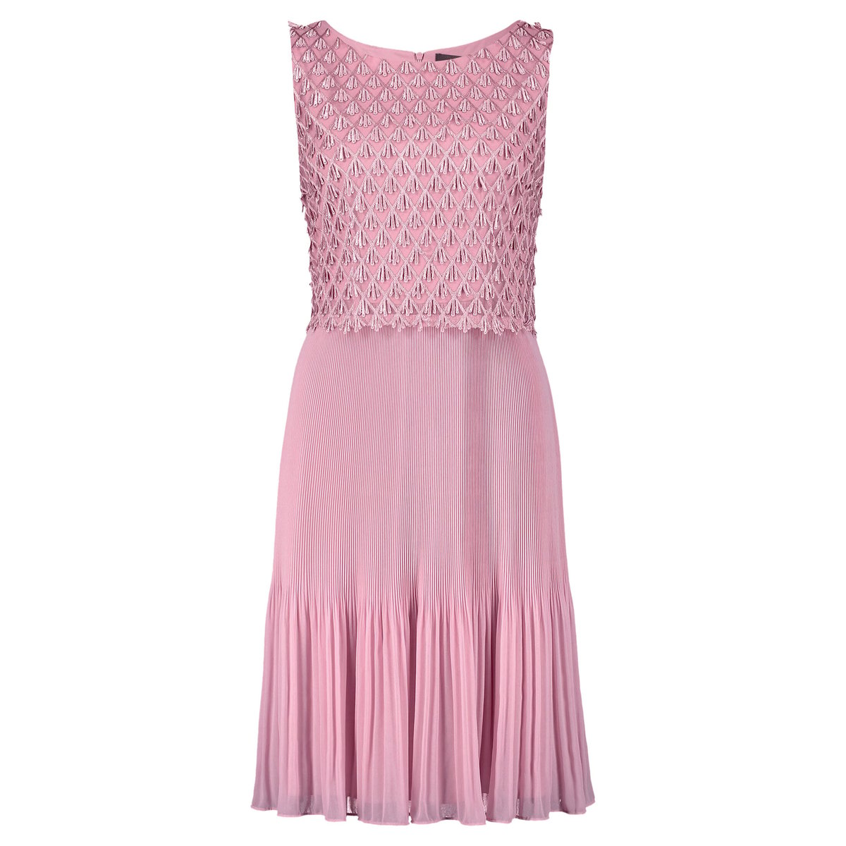 Robe de cocktail à plis pink orchid, VERA MONT