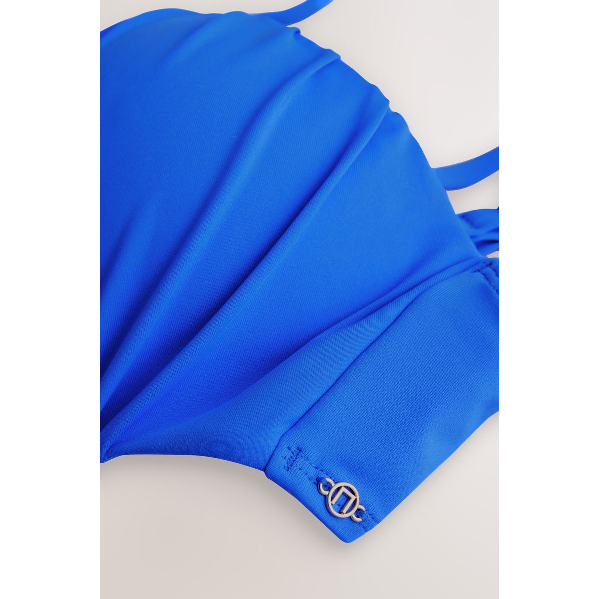 Haut de bikini bandeau rembourré à armatures bleu cobalt, NEXT