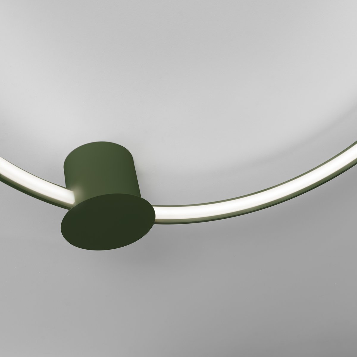 Plafonnier Aluminium Vert Olive LED 1 Rio vert olive, EDEN