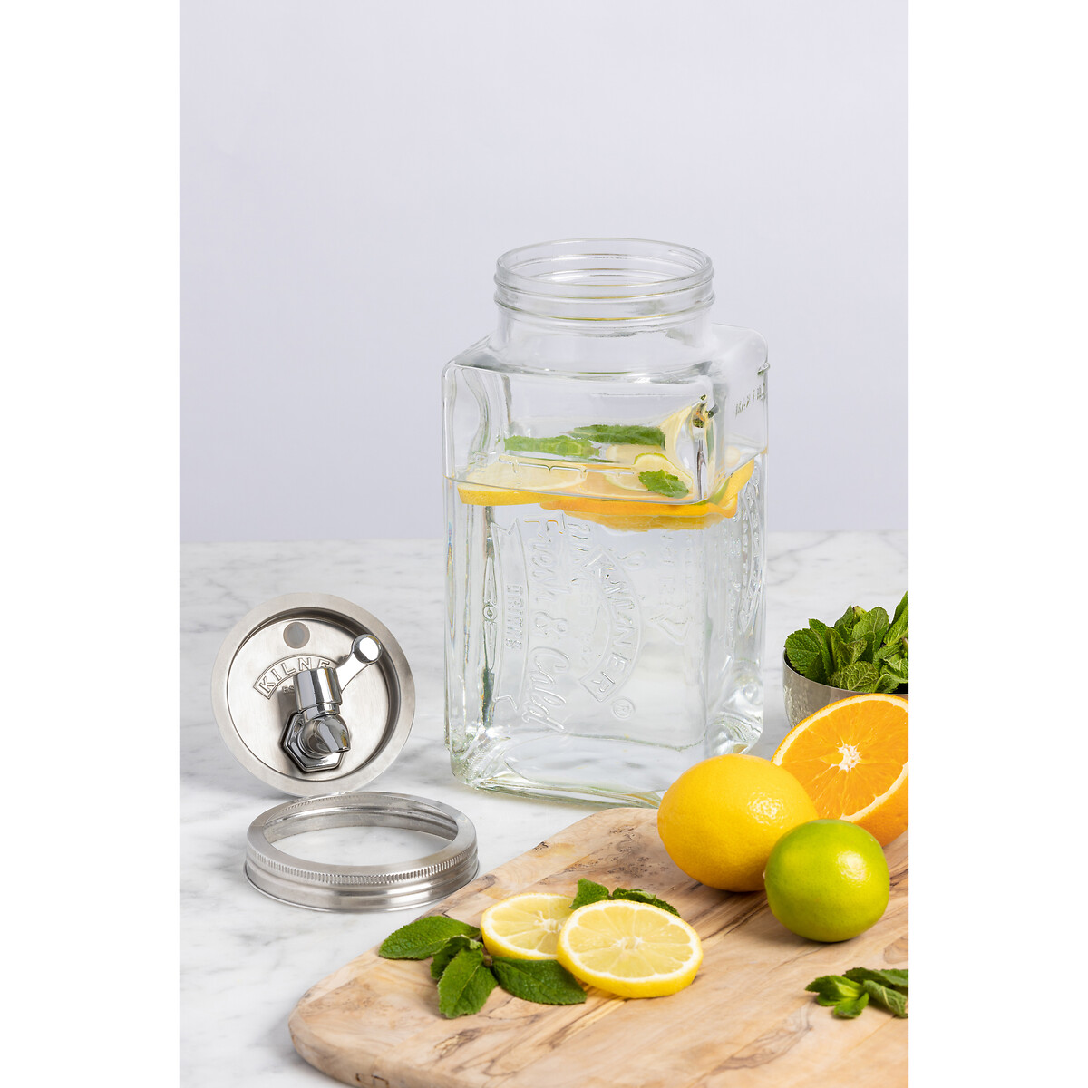3L Fridge Drinks Dispenser glass, KILNER