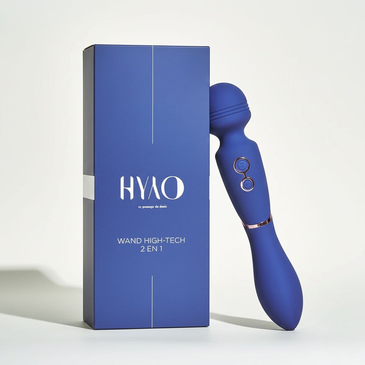 Vibromasseur Wand 2-en-1 Fidji bleu, HYYO