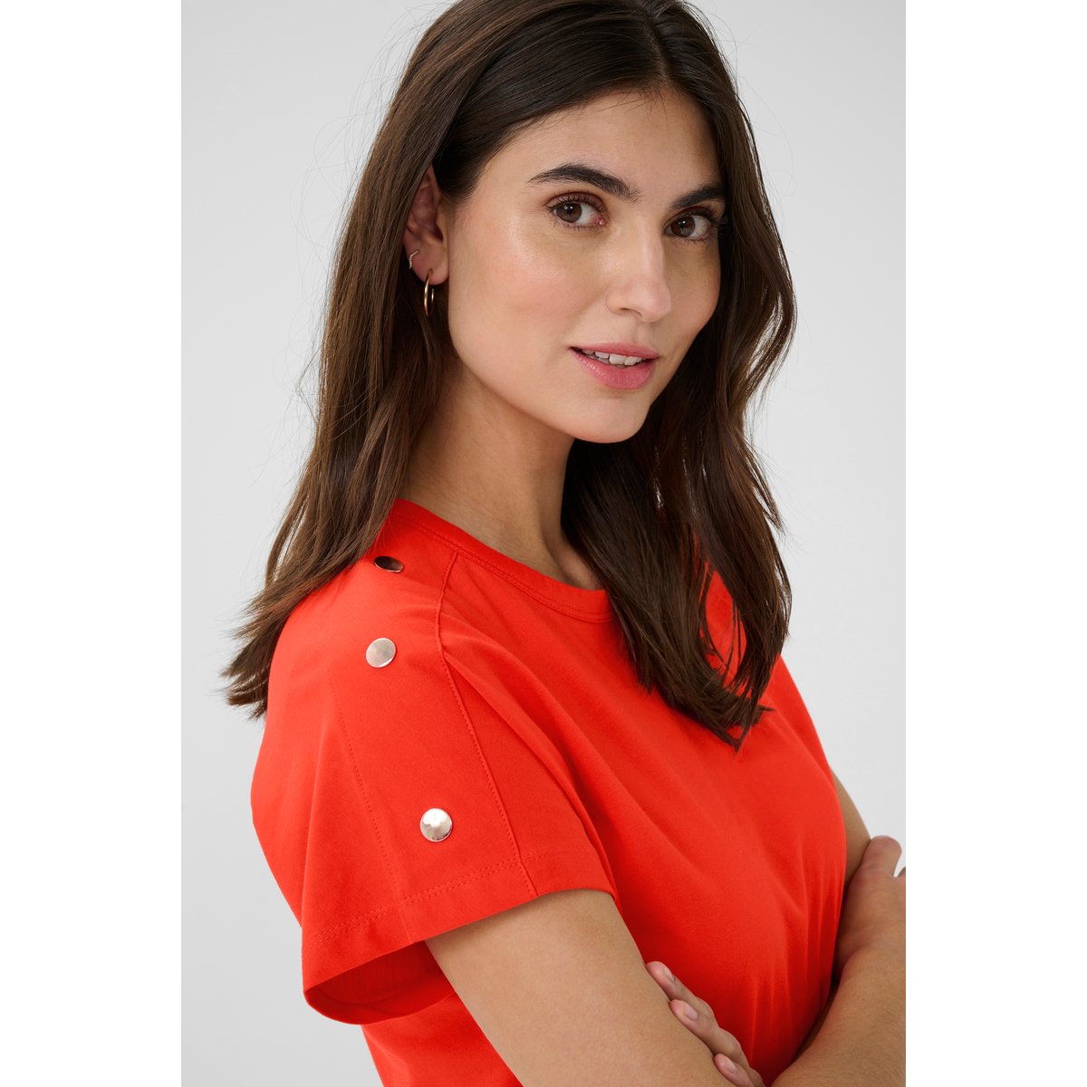 T-shirt rouge fiery red, CULTURE
