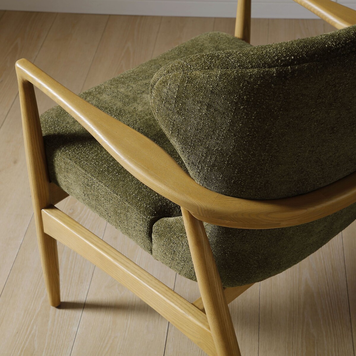 Myles Textured Chenille Accent Chair olive, ÉDITÉ