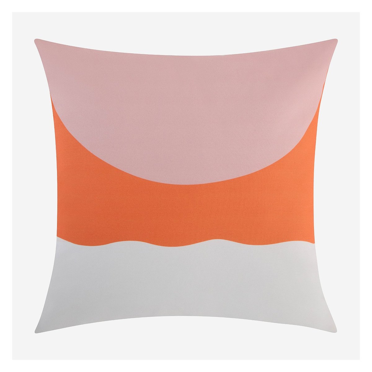 Coussin d'extérieur déperlant et anti-UV CLARISSE orange, rose, HABITAT