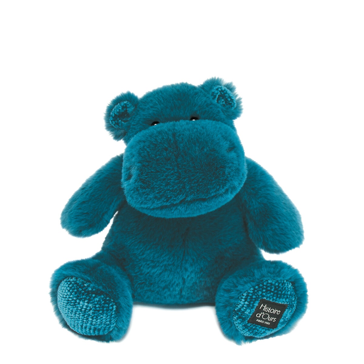 Peluche hip'pop 25 cm bleu canard, HISTOIRE D'OURS