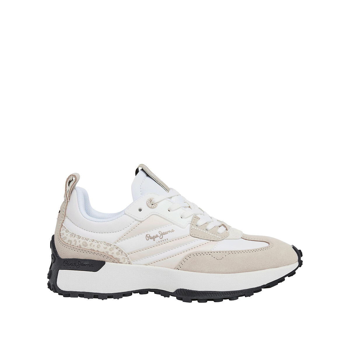 Lucky Print Low Top Trainers white, PEPE JEANS