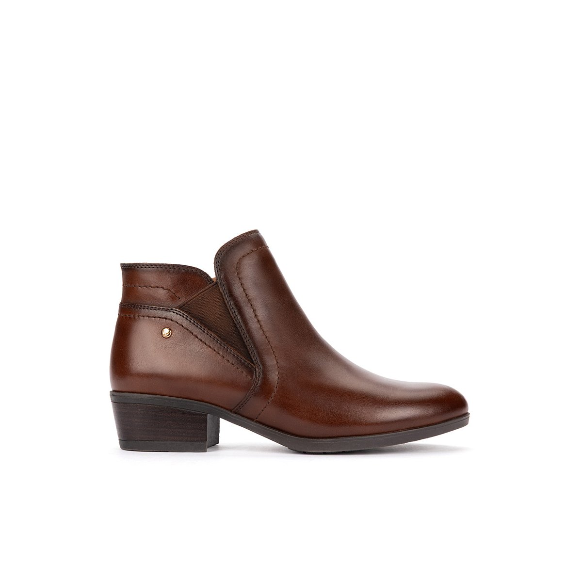 Bottines à talon cuir Daroca cuero, PIKOLINOS