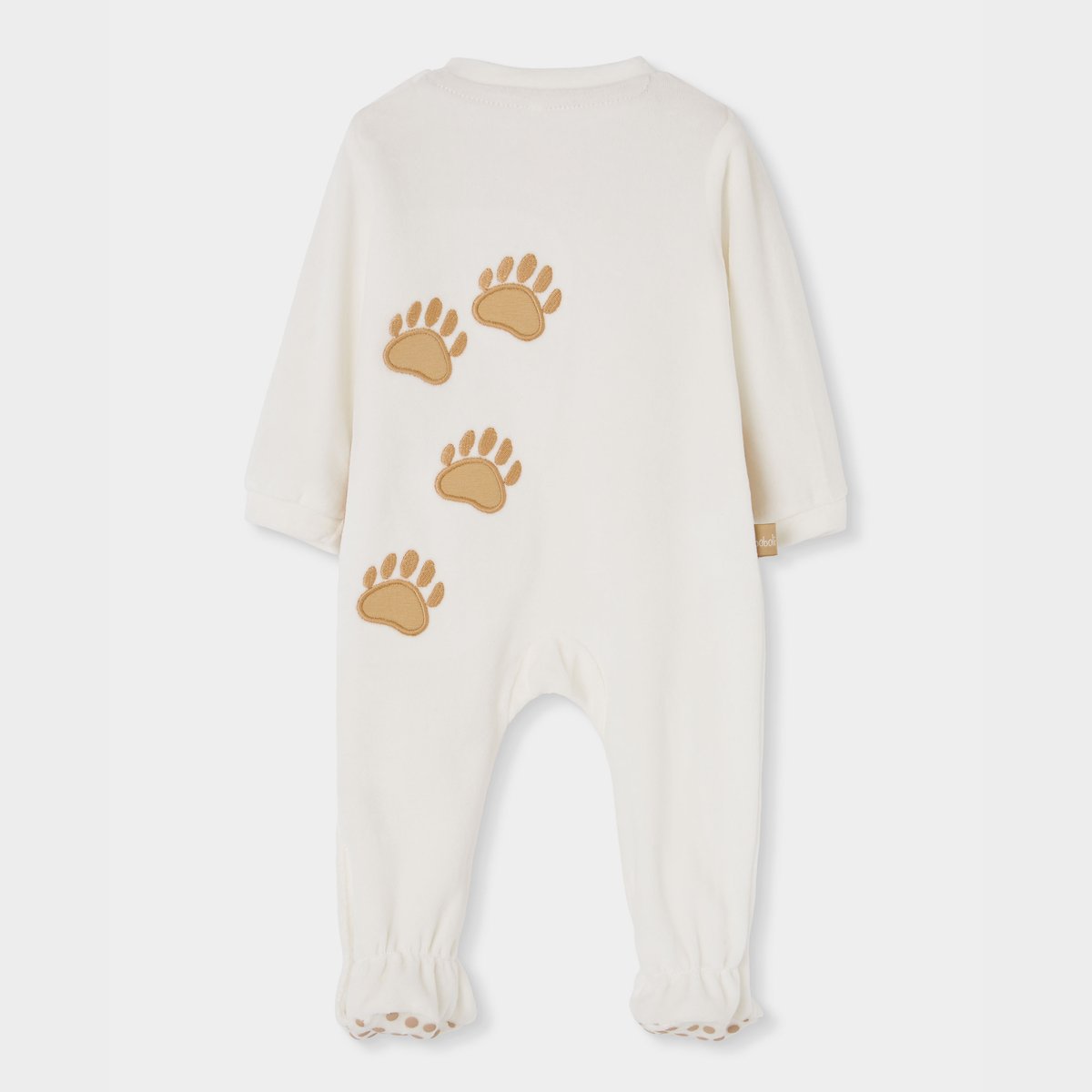 Pyjama bébé brodée ours blanc, BOBOLI