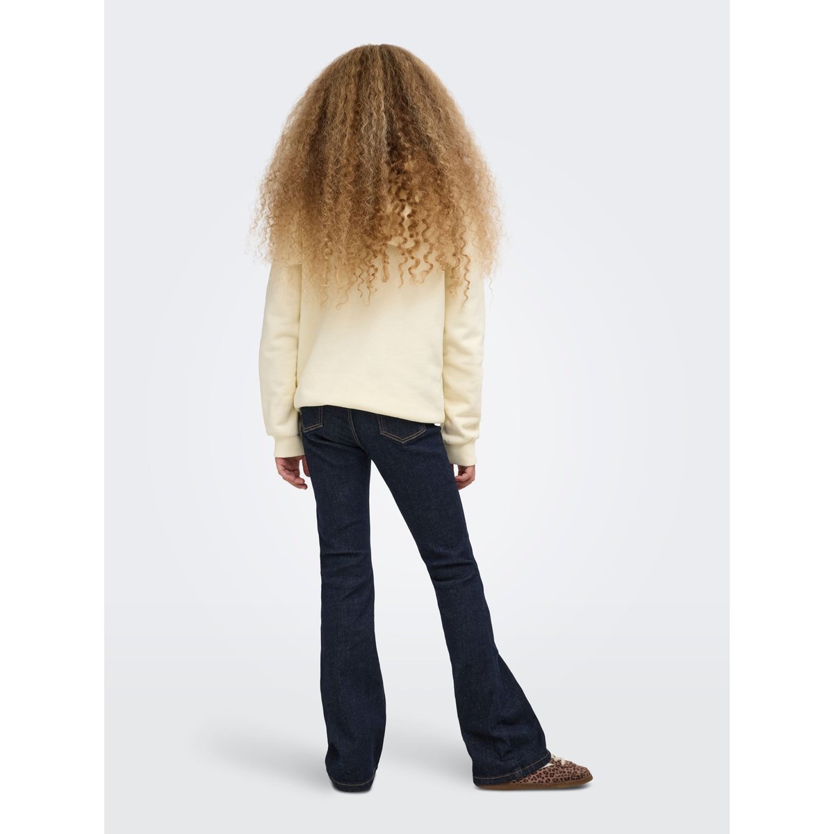 Jean Flared dark blue denim, KIDS ONLY