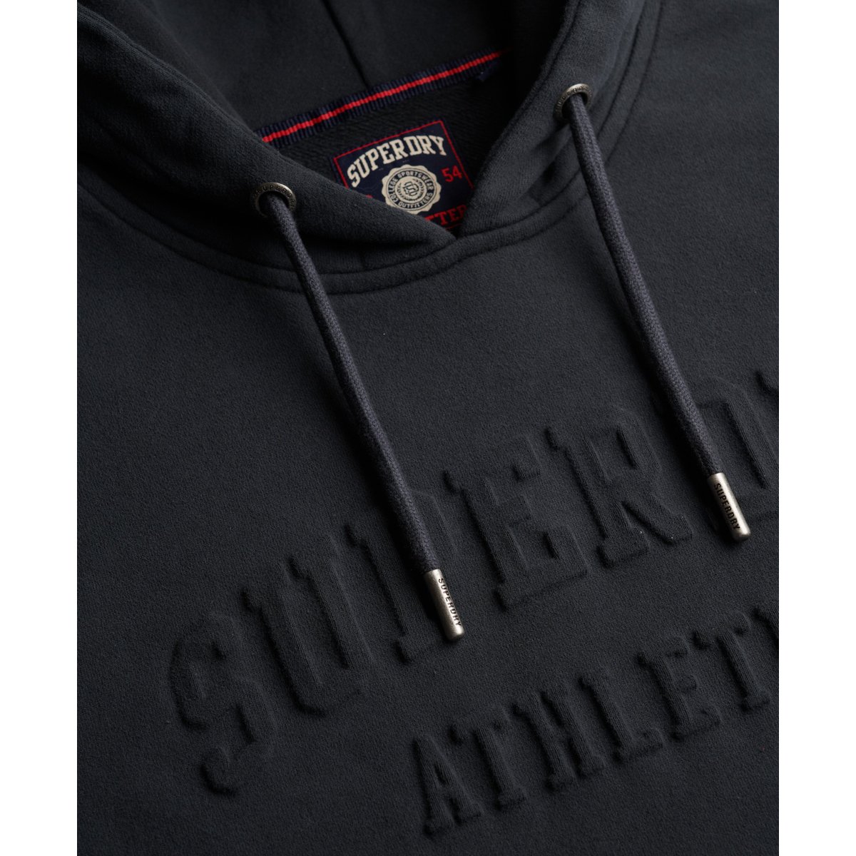 Sweat à capuche Athletic Embossed Décontracté blackboard, SUPERDRY