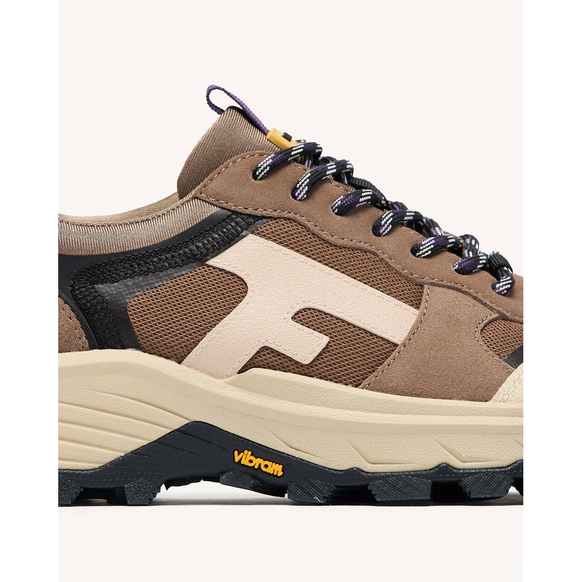 Running tissu suede HAZEL MONSTERA beige clair, FAGUO