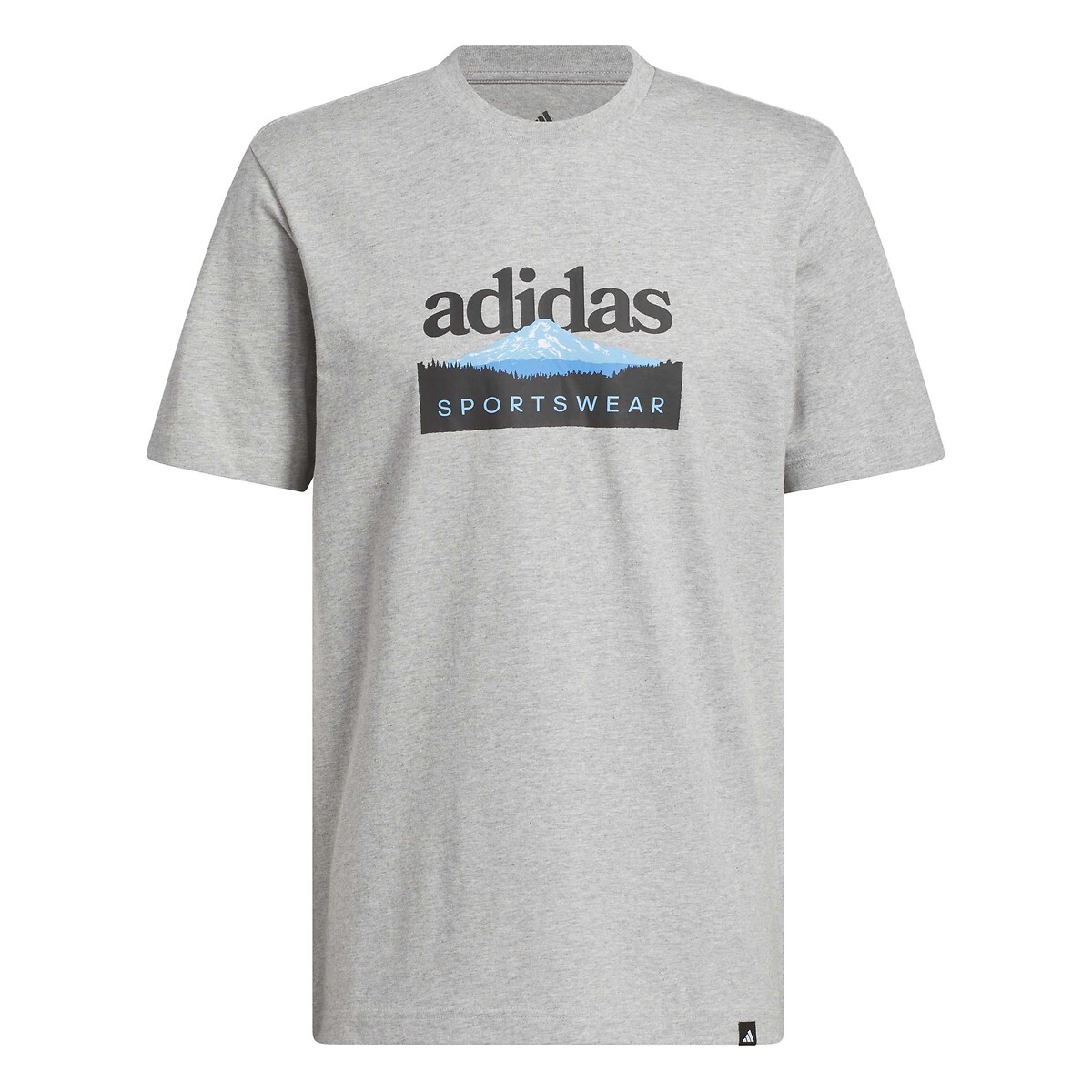 T-shirt manches courtes TABLE TEE gris chiné, ADIDAS SPORTSWEAR