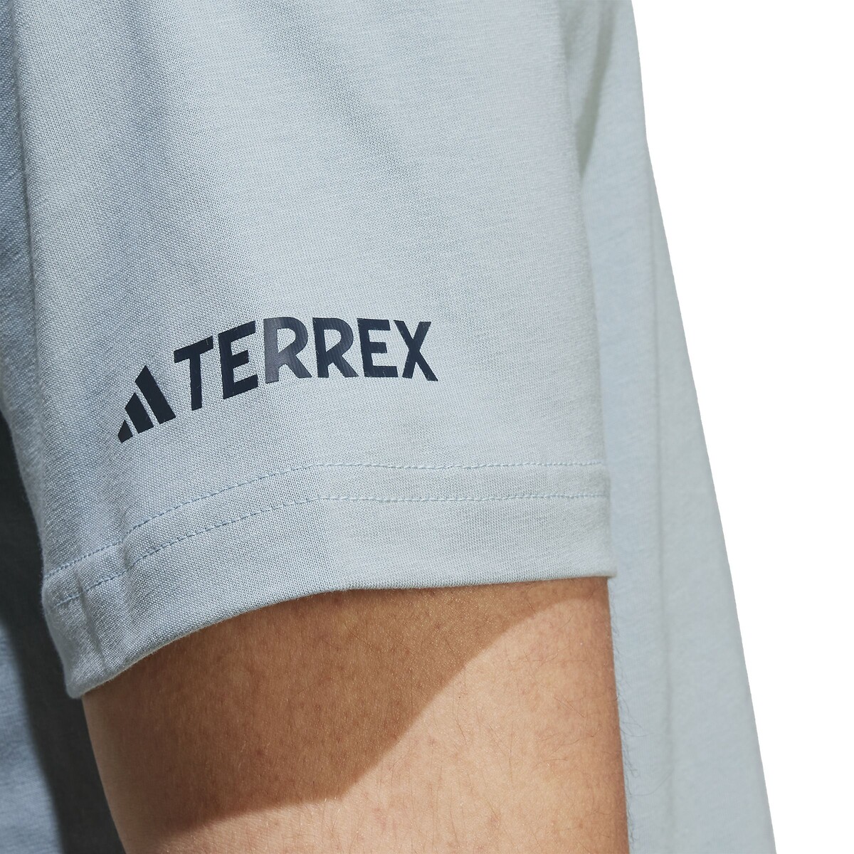 T-shirt manches courtes graphique Terrex gris, adidas Performance