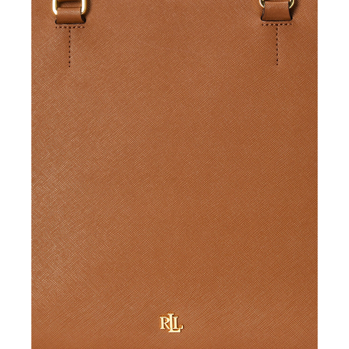 Sac à main en cuir texturé HANNA camel, LAUREN RALPH LAUREN