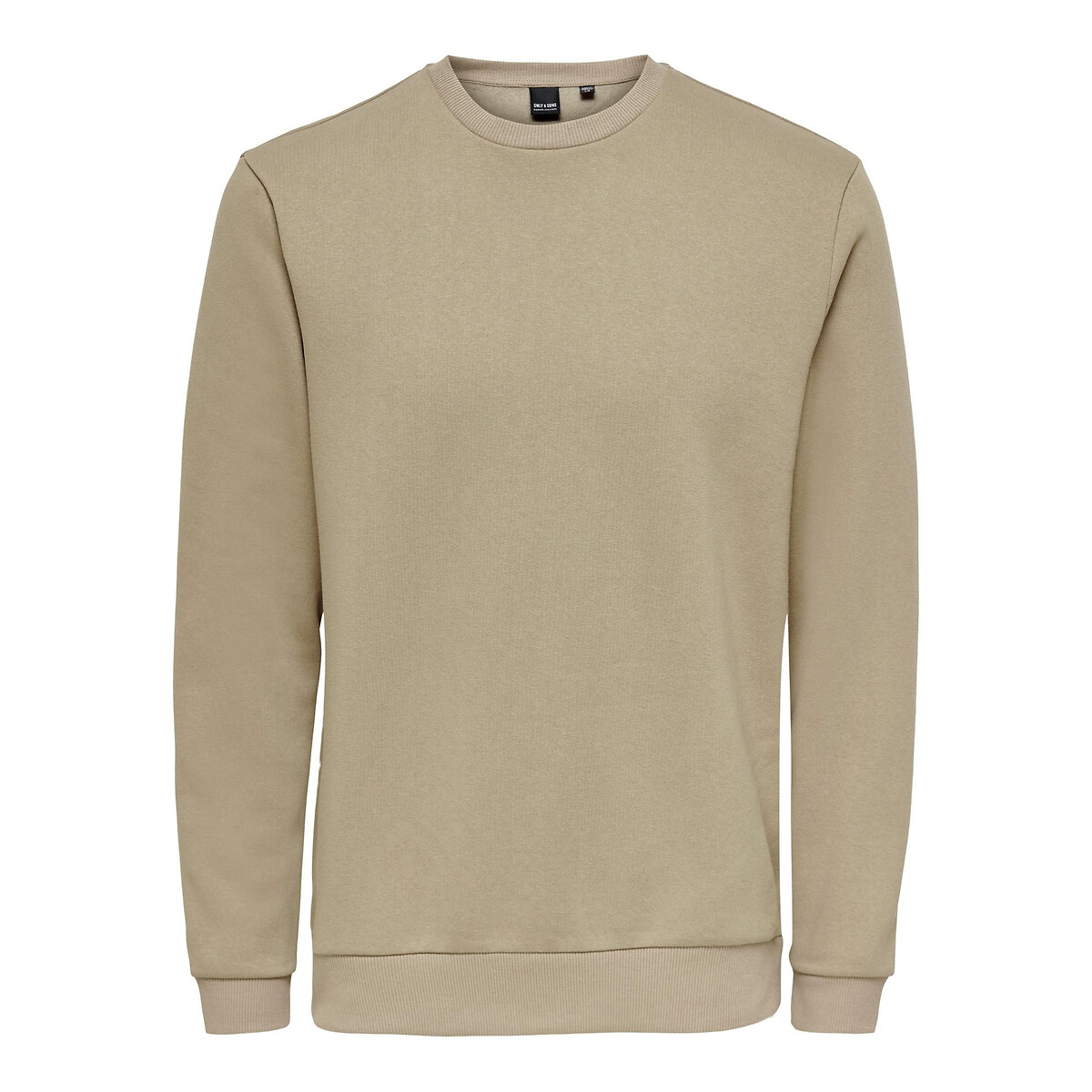 Ceres Life Sweatshirt with Crew Neck grey-beige, ONLY & SONS