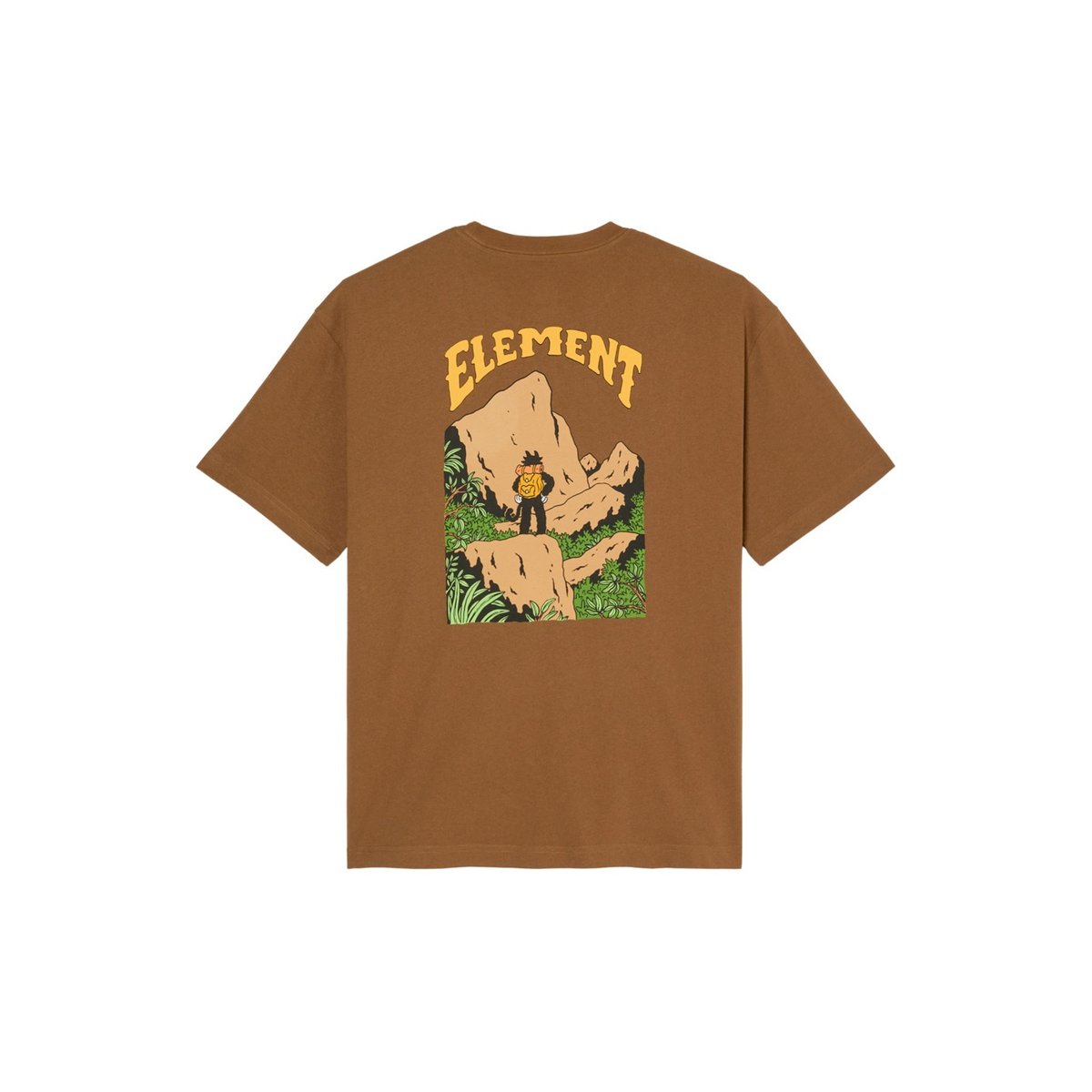 T-Shirt manches courtes SUMMIT marron sepia, ELEMENT
