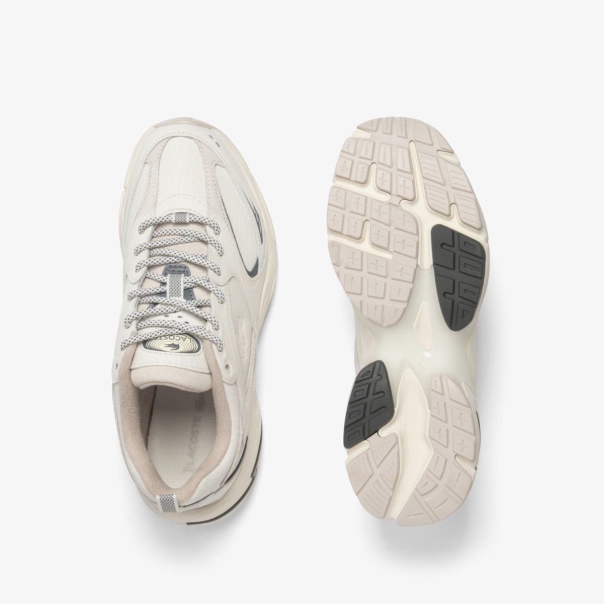 Sneakers Storm 96 2K femme en cuir blanc-18c, LACOSTE