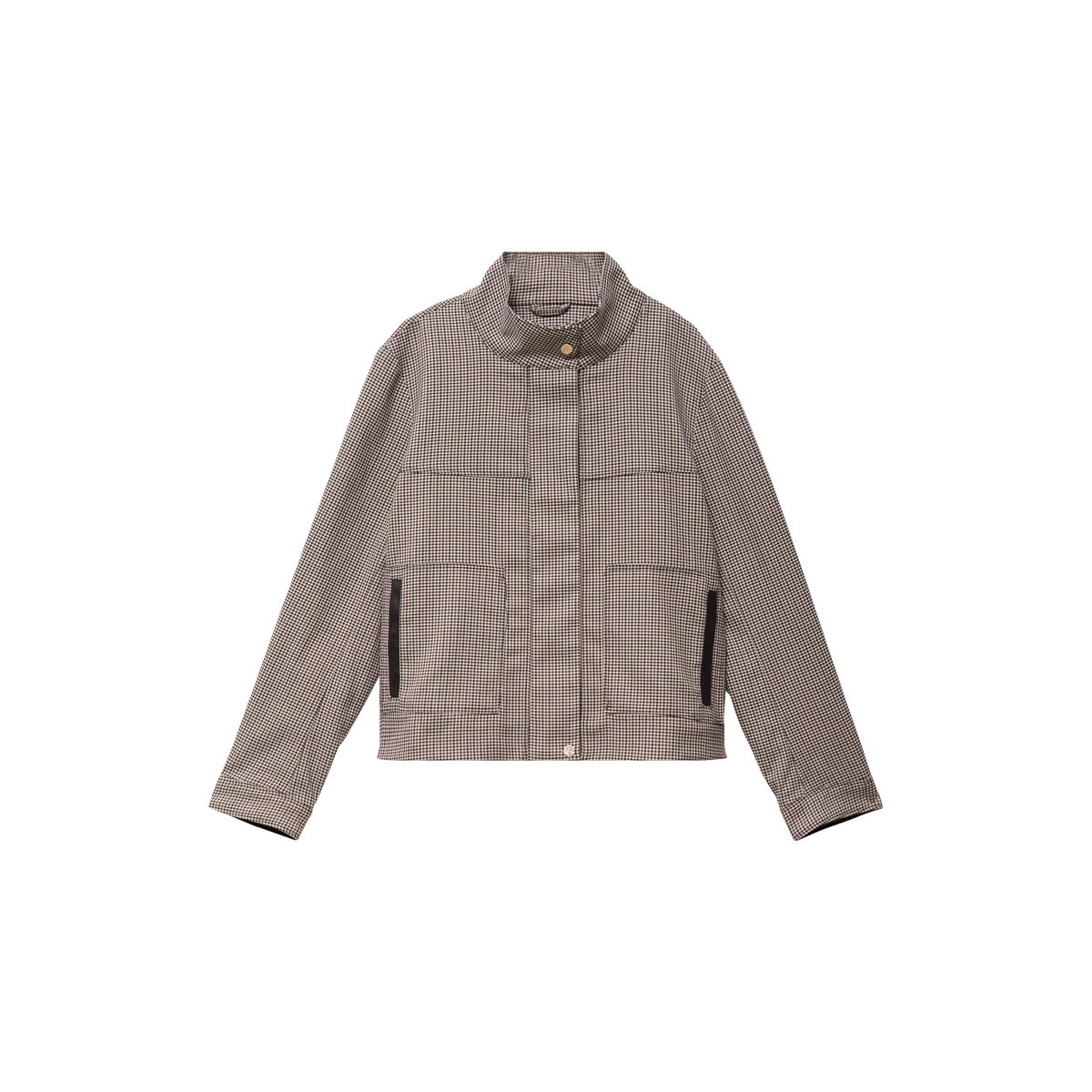 Veste col montant doublée marron, BREAL