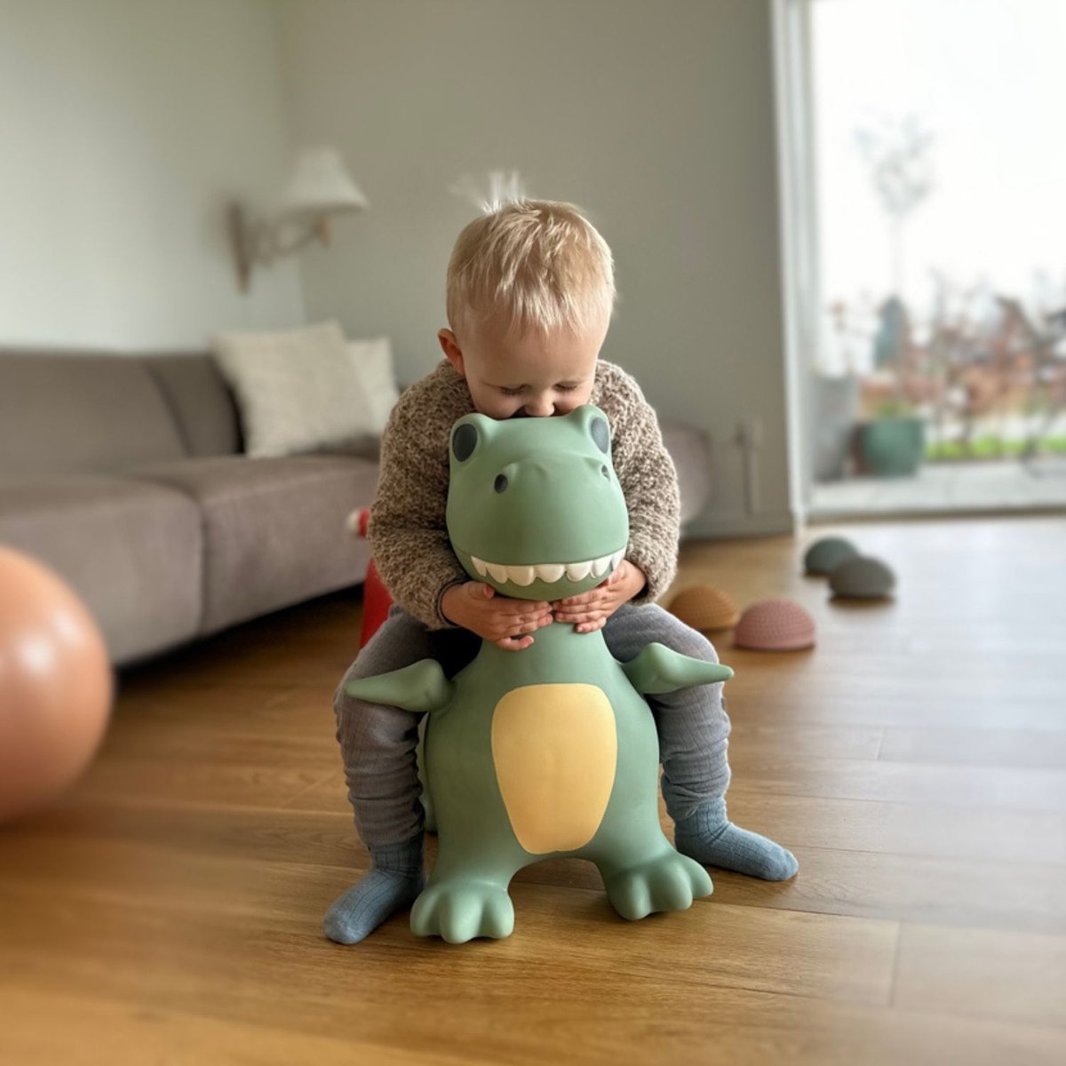 Ballon sauteur vert sauge, FIND THAT HIPPO