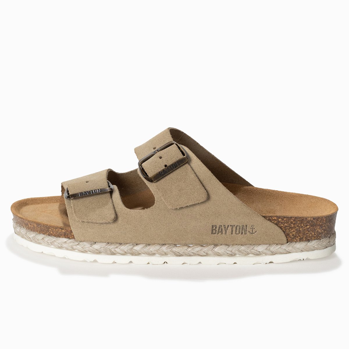 Sandales en cuir suédé BENALLA beige, BAYTON