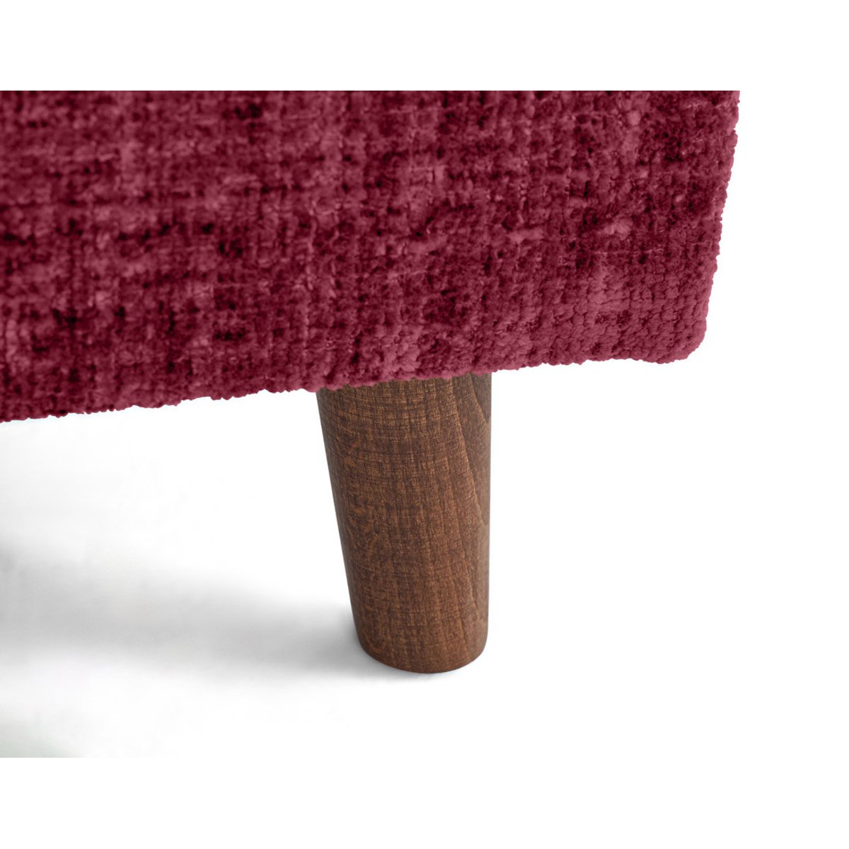 Canapé fixe 2 places - RUNE prune, BEST MOBILIER