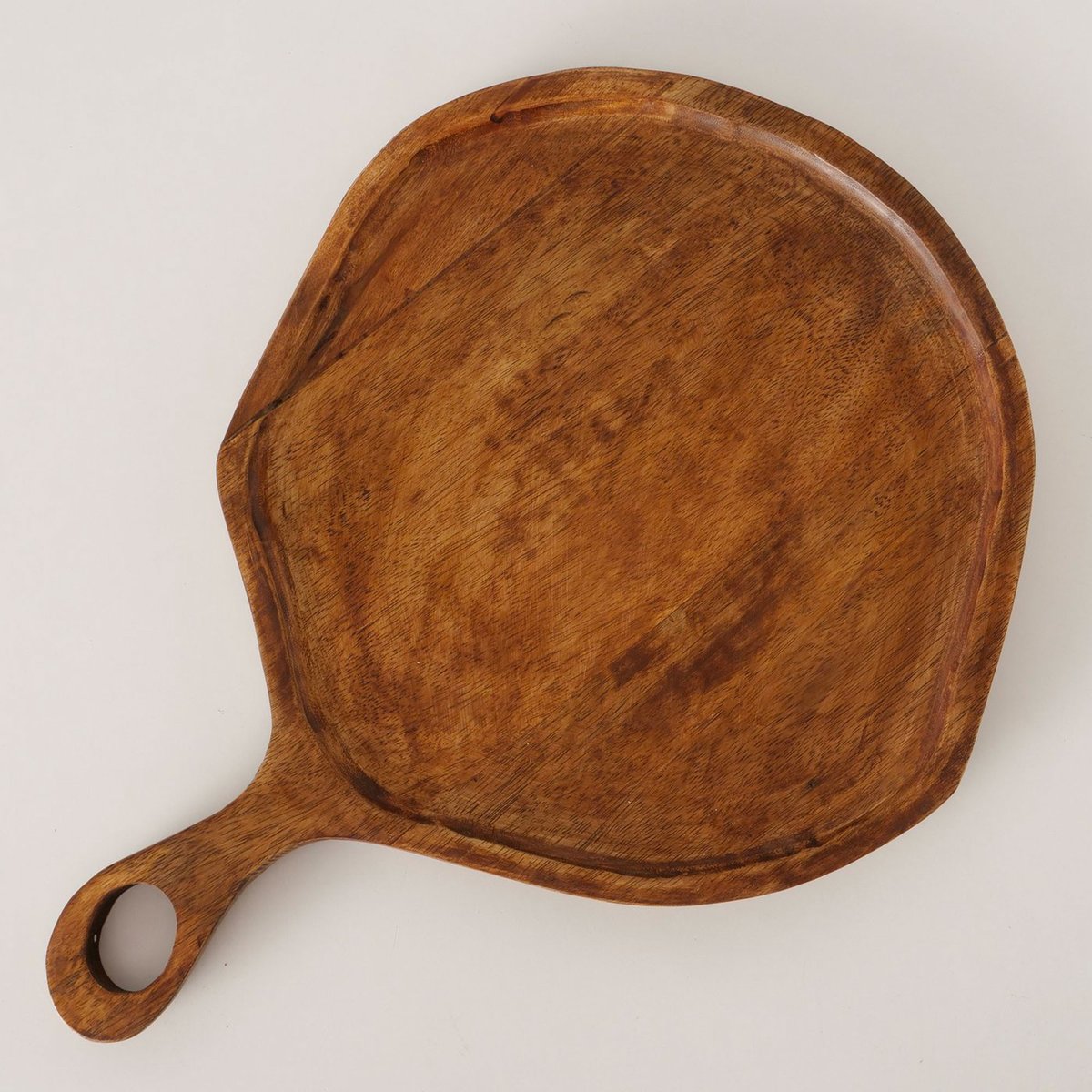 Plateau de service en bois de manguier 46x34x2.5cm bois, WADIGA