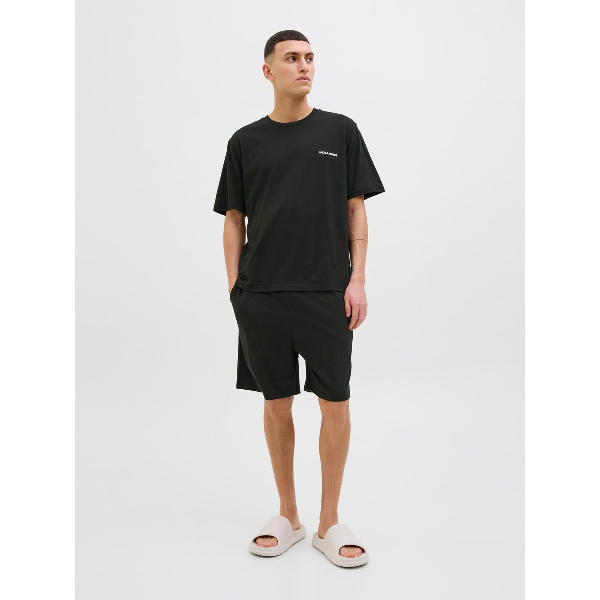 Ensemble Loungewear noire - black, JACK & JONES