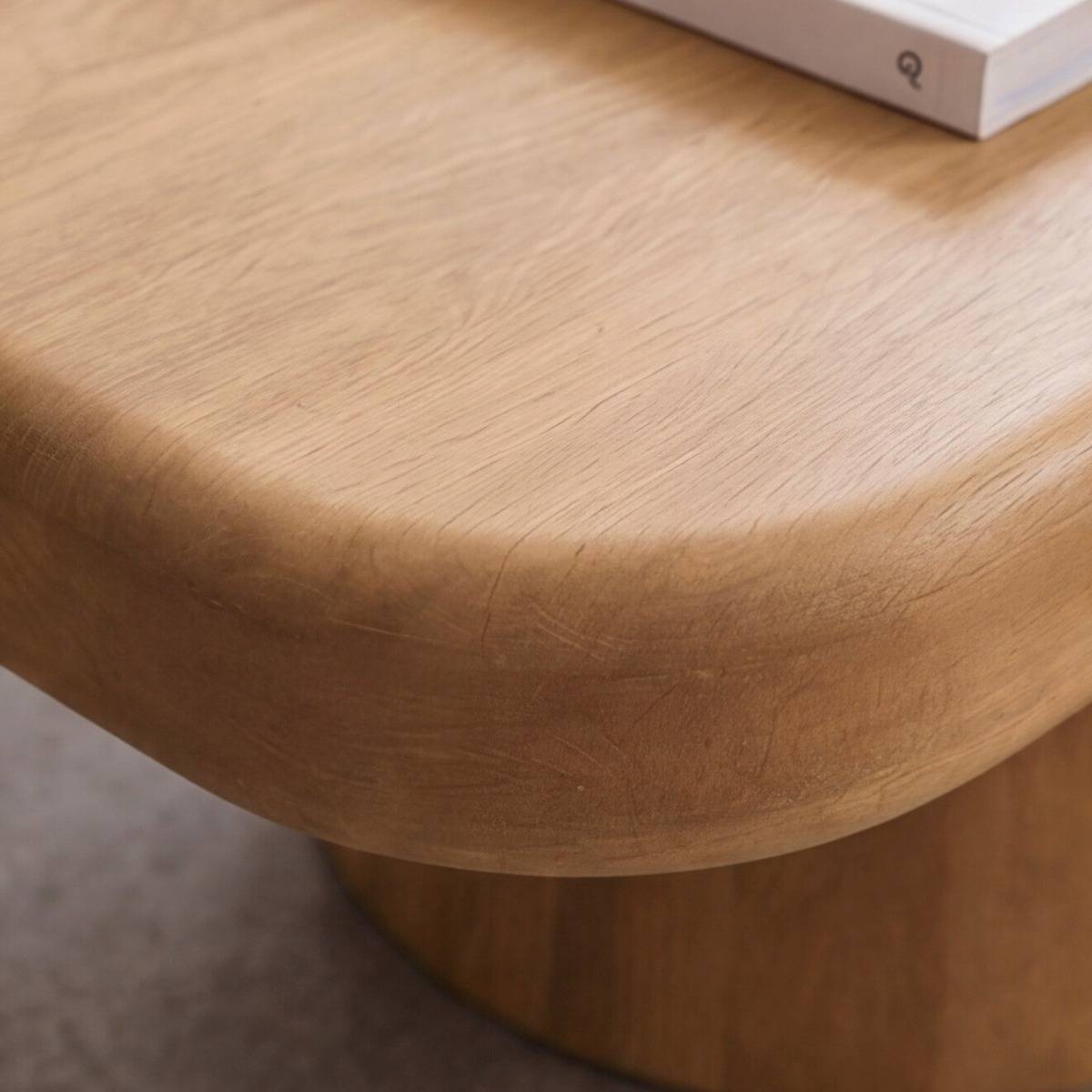 Table basse en bois de manguier LYSENE bois clair, MADE IN MEUBLES