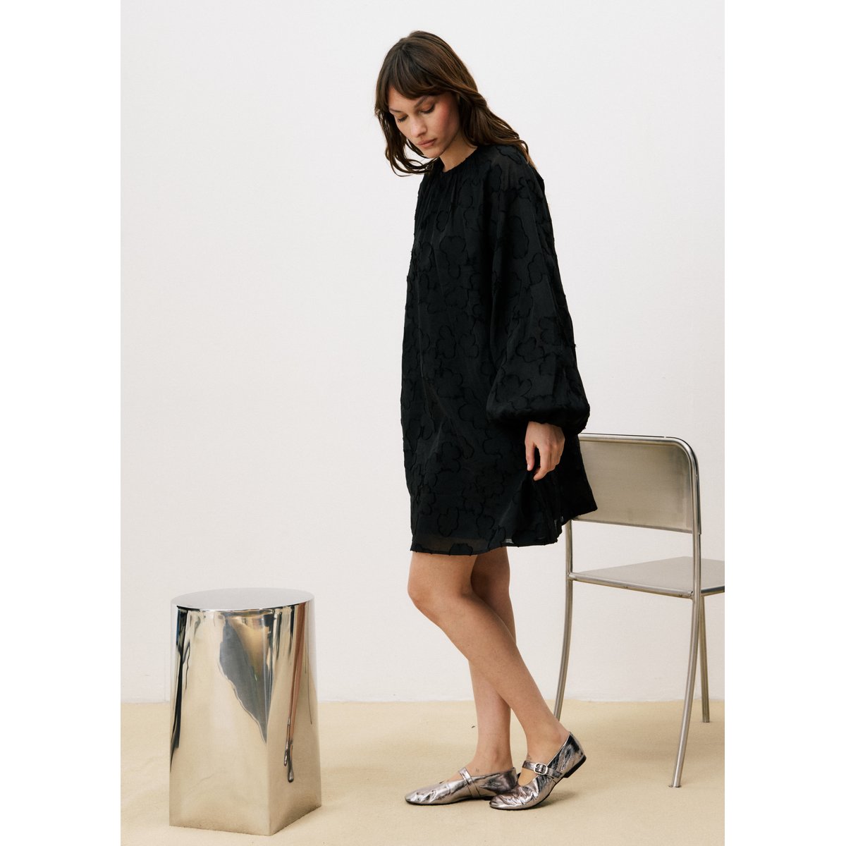 Robe MINA noir, FRNCH